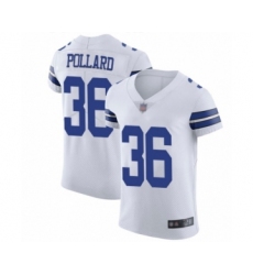 Men's Dallas Cowboys #36 Tony Pollard White Vapor Untouchable Elite Player Football Jersey