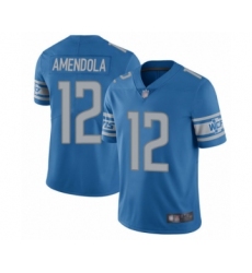 Youth Detroit Lions #12 Danny Amendola Blue Team Color Vapor Untouchable Limited Player Football Jersey