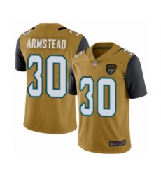 Youth Jacksonville Jaguars #30 Ryquell Armstead Limited Gold Rush Vapor Untouchable Football Jersey