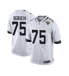 Men's Jacksonville Jaguars #75 Cedric Ogbuehi Game White Football Jersey
