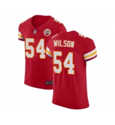 Men's Kansas City Chiefs #54 Damien Wilson Red Team Color Vapor Untouchable Elite Player Football Jersey