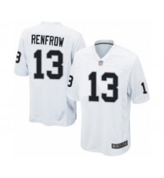 Men's Oakland Raiders #13 Hunter Renfrow Game White Football Jersey