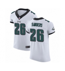 Men's Philadelphia Eagles #26 Miles Sanders White Vapor Untouchable Elite Player Football Jersey