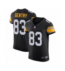 Men's Pittsburgh Steelers #83 Zach Gentry Black Alternate Vapor Untouchable Elite Player Football Jersey