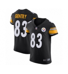 Men's Pittsburgh Steelers #83 Zach Gentry Black Team Color Vapor Untouchable Elite Player Football Jersey