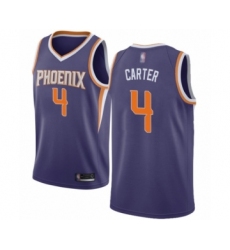 Women's Phoenix Suns #4 Jevon Carter Authentic Purple Basketball Jersey - Icon Edition