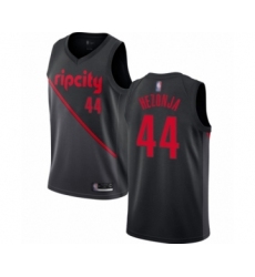 Women's Portland Trail Blazers #44 Mario Hezonja Swingman Black Basketball Jersey - 2018 19 City Edition