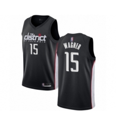 Women's Washington Wizards #15 Moritz Wagner Swingman Black Basketball Jersey - City Edition