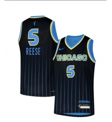 Men's Gameday Greats Angel Reese #5 Black Chicago Sky Lightweight basketball jersey