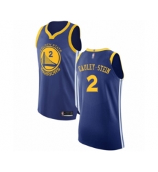 Men's Golden State Warriors #2 Willie Cauley-Stein Authentic Royal Blue Basketball Jersey - Icon Edition