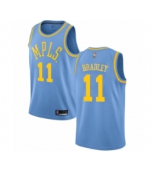 Women's Los Angeles Lakers #11 Avery Bradley Authentic Blue Hardwood Classics Basketball Jersey