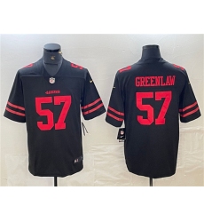 Men's San Francisco 49ers #57 Dre Greenlaw Black Vapor Untouchable Limited Stitched Jersey