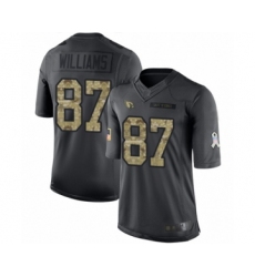 Youth Arizona Cardinals #87 Maxx Williams Limited Black 2016 Salute to Service Football Jersey
