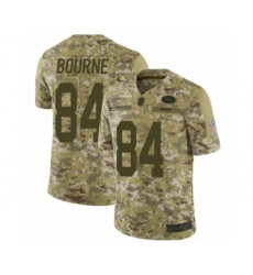 Youth San Francisco 49ers #84 Kendrick Bourne Limited Camo 2018 Salute to Service Football Jersey