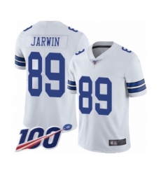 Men's Dallas Cowboys #89 Blake Jarwin White Vapor Untouchable Limited Player 100th Season Football Jersey