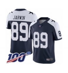 Youth Dallas Cowboys #89 Blake Jarwin Navy Blue Throwback Alternate Vapor Untouchable Limited Player 100th Season Football Jersey