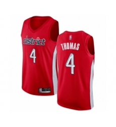 Youth Washington Wizards #4 Isaiah Thomas Red Swingman Jersey - Earned Edition