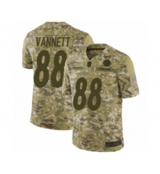 Youth Pittsburgh Steelers #88 Nick Vannett Limited Camo 2018 Salute to Service Football Jersey