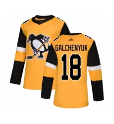 Youth Pittsburgh Penguins #18 Alex Galchenyuk Authentic Gold Alternate Hockey Jersey