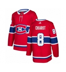 Men's Montreal Canadiens #17 Brett Kulak Authentic Red USA Flag Fashion Hockey Jersey