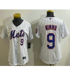 Women's Chicago Cubs #9 Miguel Amaya Number White Limited Jersey