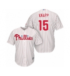 Youth Philadelphia Phillies #21 Vince Velasquez Authentic Red Alternate Cool Base Baseball Player Jersey