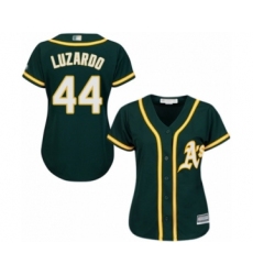 Women's Oakland Athletics #44 Jesus Luzardo Authentic Green Alternate 1 Cool Base Baseball Player Jersey