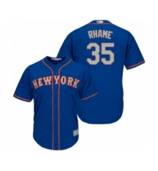 Youth New York Mets #35 Jacob Rhame Authentic Royal Blue Alternate Road Cool Base Baseball Player Jersey