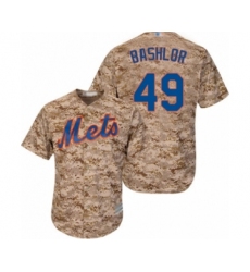 Women's New York Mets #49 Tyler Bashlor Authentic Camo Alternate Cool Base Baseball Player Jersey