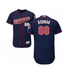 Men's Minnesota Twins #68 Randy Dobnak Authentic Navy Blue Alternate Flex Base Authentic Collection Baseball Player Jersey