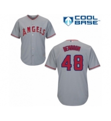 Youth Los Angeles Angels of Anaheim #48 Anthony Bemboom Authentic Grey Road Cool Base Baseball Player Jersey
