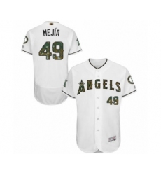 Men's Los Angeles Angels of Anaheim #49 Adalberto Mejia Authentic White 2016 Memorial Day Fashion Flex Base Baseball Player Jersey