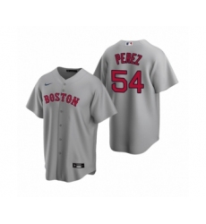 Youth Boston Red Sox #54 Martin Perez Nike Gray Replica Road Jersey