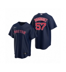 Men's Boston Red Sox #57 Eduardo Rodriguez Nike Navy Replica Alternate Jersey