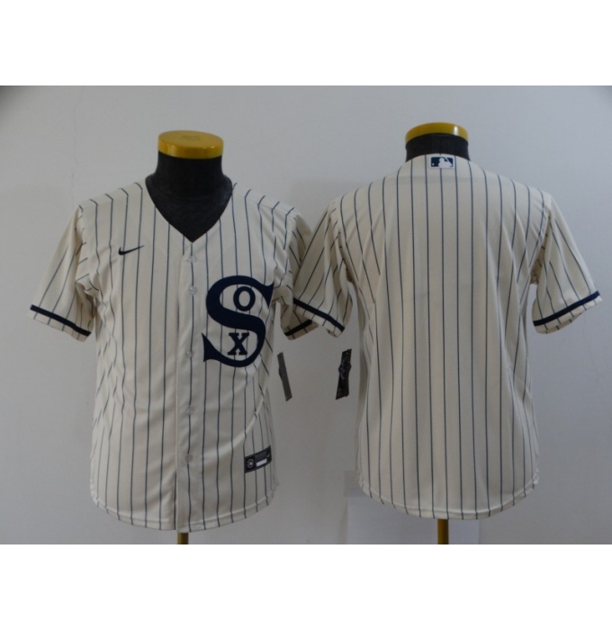 Youth Chicago White Sox Blank Cream 2021 Field of Dreams Jersey