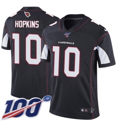 Youth Nike Arizona Cardinals #10 DeAndre Hopkins Black Alternate Stitched NFL 100th Season Vapor Untouchable Limited Jersey