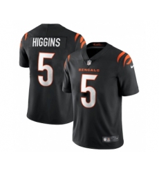 Men's Cincinnati Bengals #5 Tee Higgins Black Vapor Untouchable Limited Stitched Jersey