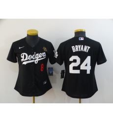 Women's Nike Los Angeles Dodgers Kobe Bryant Black Jersey