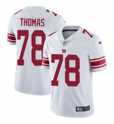 Men's New York Giants #78 Andrew Thomas White Stitched NFL Vapor Untouchable Limited Jersey
