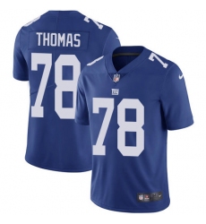 Youth New York Giants #78 Andrew Thomas Royal Blue Team Color Stitched NFL Vapor Untouchable Limited Jersey