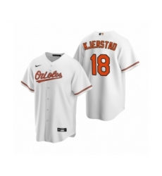 Youth Baltimore Orioles #18 Heston Kjerstad White 2020 MLB Draft Replica Home Jersey