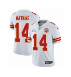 Women's Kansas City Chiefs #14 Sammy Watkins White 2021 Super Bowl LV Jersey
