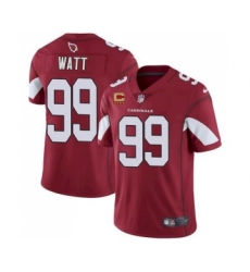 Men's Arizona Cardinals 2022 #99 J.J. Watt Red With 4-star C Patch Vapor Untouchable Limited Stitched NFL Jersey