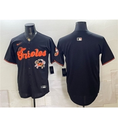 Men's Baltimore Orioles Blank Black With Vapor Premier Limited Stitched Baseball Jersey