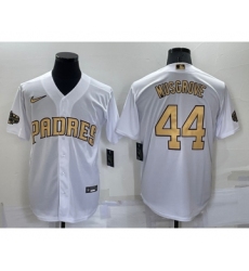 Men's San Diego Padres #44 Joe Musgrove White 2022 All Star Stitched Cool Base Nike Jersey