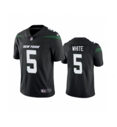 Men's New York Jets #5 Mike White Black Vapor Untouchable Limited Stitched Jersey