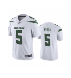 Men's New York Jets #5 Mike White White Vapor Untouchable Limited Stitched Jersey
