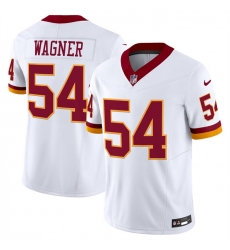 Men's Washington Commanders #54 Bobby Wagner White 2025 F.U.S.E. Throwback Vapor Limited Football Stitched Jersey
