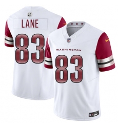 Men's Washington Commanders #83 Jaylin Lane White 2025 Draft F.U.S.E. Vapor Limited Football Stitched Jersey