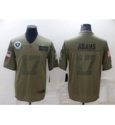 Men's Las Vegas Raiders #17 Davante Adams Camo Salute To Service Limited Stitched Jersey